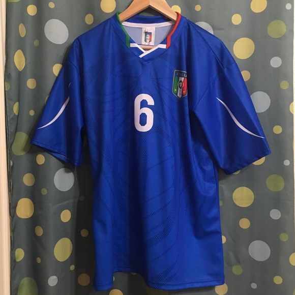 Other - NWT Italia FIGC Men's L Jersey De Rossi